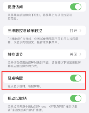 袁州苹果授权维修站分享iPhone轻点无法唤醒怎么办 