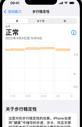 袁州iPhone手机维修如何在iPhone开启'步行稳定性通知'