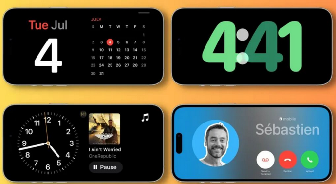 袁州苹果手机维修分享iOS17横屏充电待机显示有什么好处 