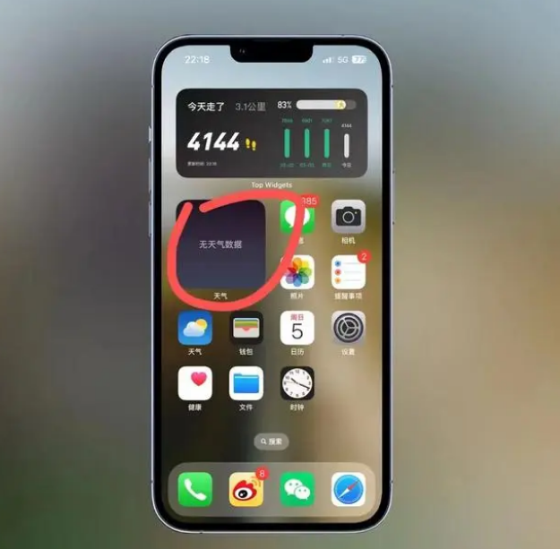袁州苹果手机维修分享:iOS16主屏幕天气小组件无法正常工作怎么办？ 