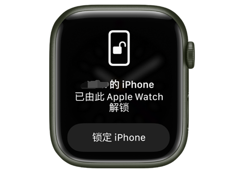 袁州苹果手机维修分享用 AppleWatch 解锁配备面容 ID 的 iPhone方法 