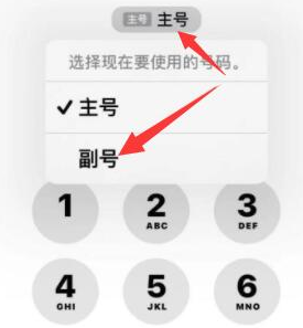 袁州苹果14维修店分享iPhone 14 Pro Max使用副卡打电话的方法 