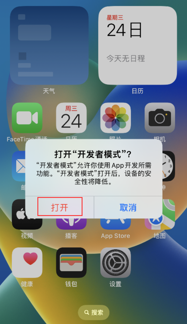 袁州苹果手机维修分享如何打开开发者模式 
