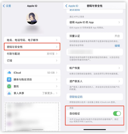 袁州苹果手机维修分享iOS 16 自动验证功能开启方法 