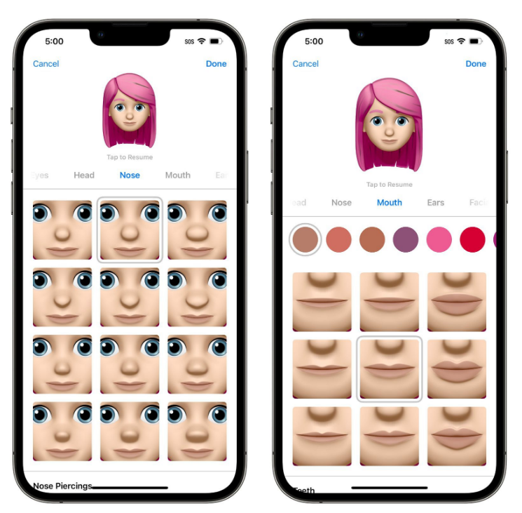 袁州苹果手机维修分享​iOS 16中的拟我表情有了哪些变化和升级 